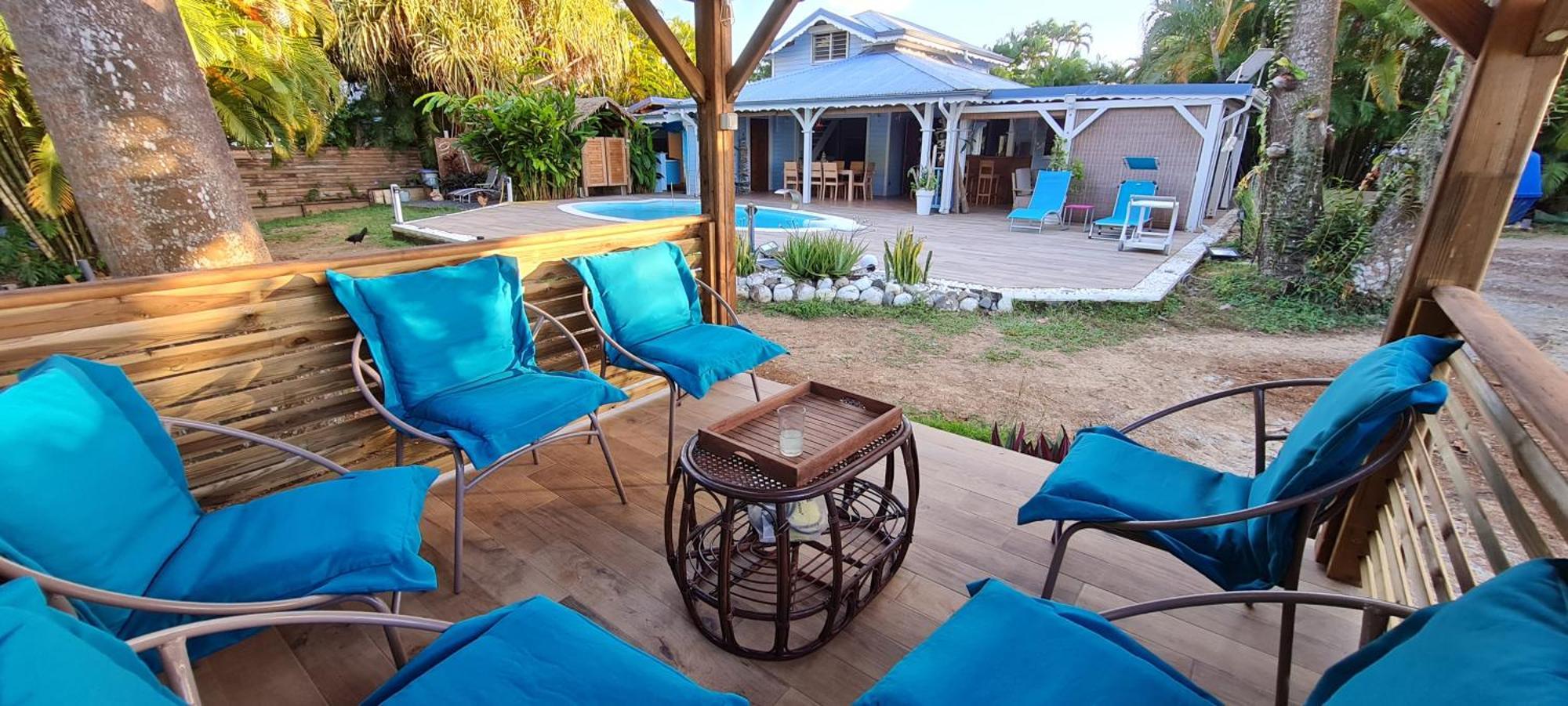 Gite Kaz A Topaze, Piscine, Jardin Tropical 세인트 로즈 외부 사진