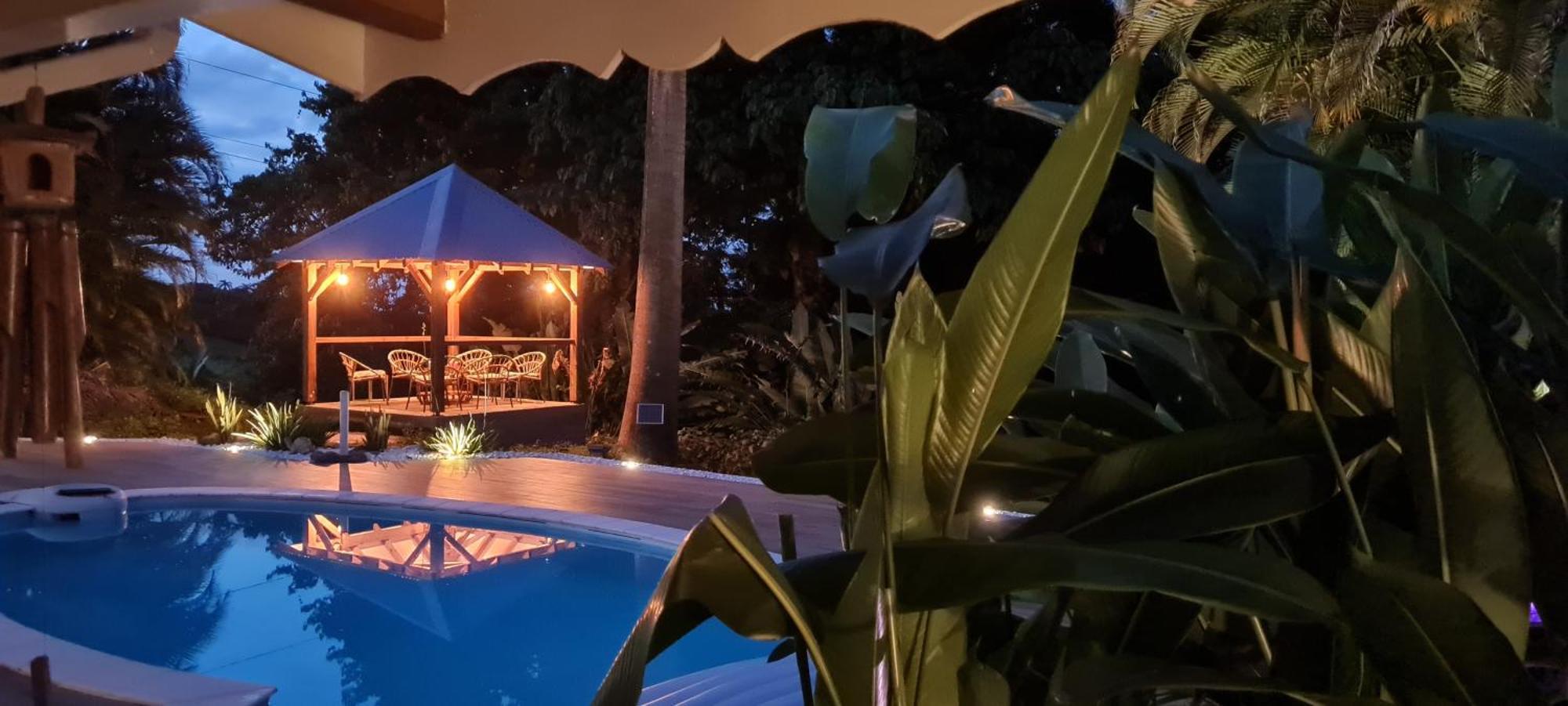 Gite Kaz A Topaze, Piscine, Jardin Tropical 세인트 로즈 외부 사진