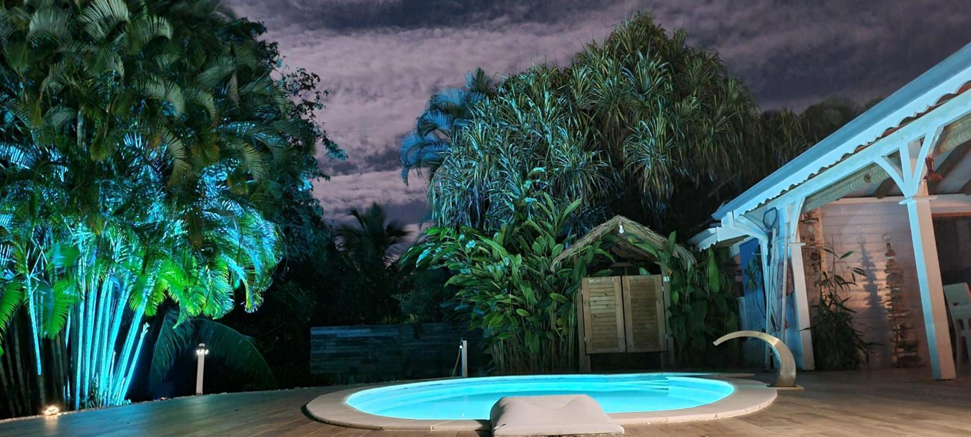 Gite Kaz A Topaze, Piscine, Jardin Tropical 세인트 로즈 외부 사진